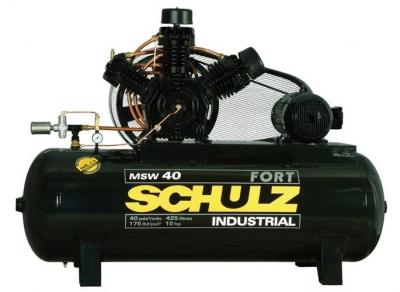 Compresor a piston industrial 10hp schulz trifasico 425lts